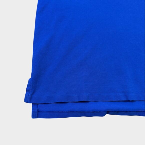 Polo Ralph Lauren Shirt Mens L Blue Custom Fit Short Sleeve Pony Logo Cotton - Picture 4 of 8